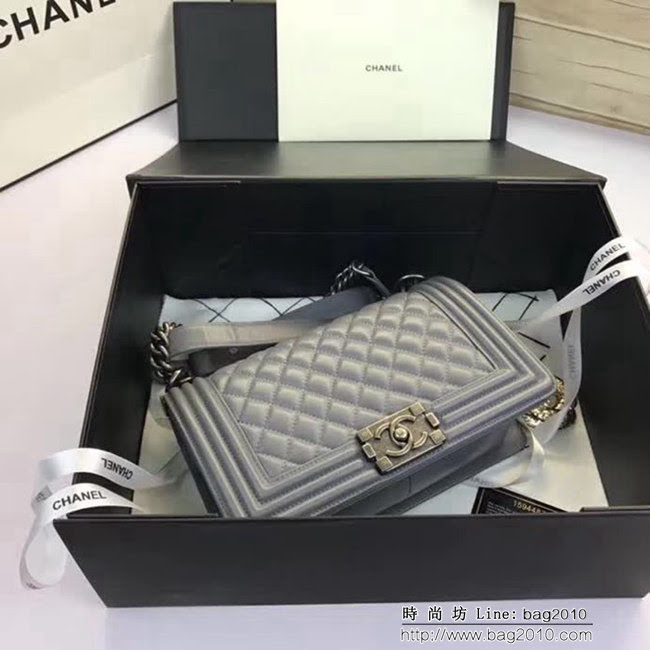 香奈兒CHANEL A67086菱格原版羊皮單肩斜挎鏈條包 DSC2073